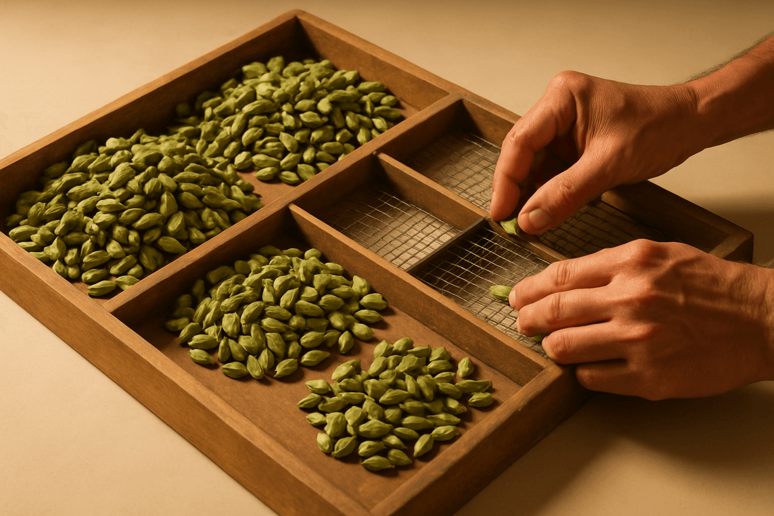 How Green Cardamom Is Graded: Size, Colour and Bold Grades